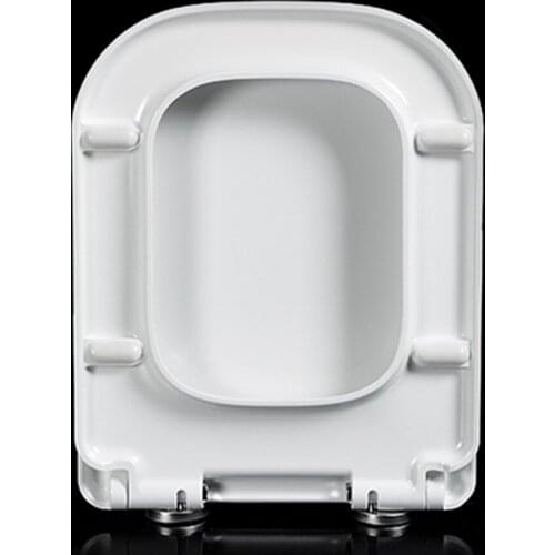 Child Potty Training Cover Close Seat Toilet White Fillet Bathroom Easily Removes Round Elongated Slow Easy Clean Heavy Duty