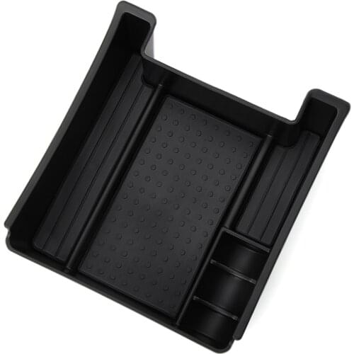 Black Car Armrest Center Console Storage Box Glove Box Container For VOLVO XC60 S60 V60 2010-2017