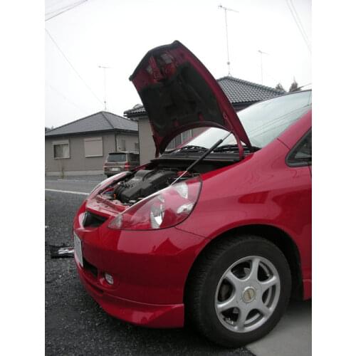 For 2001-2007 Honda Fit GD1-4 hatchback Front Bonnet Hood Modify Gas Struts Carbon Fiber Spring Damper Lift Support Absorber