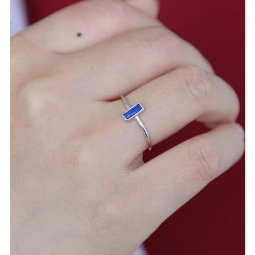 IDOWAITTING Women's Silver Rings