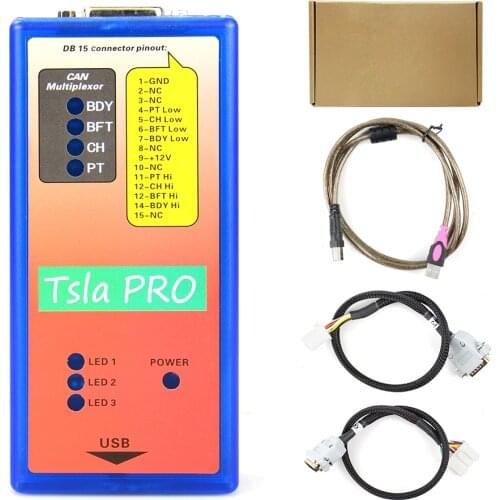 Tsla PRO scanner Diagnostic and Programming Tool for TESLA S, X, 3