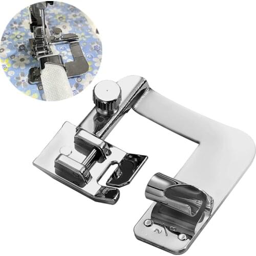 1PC 6/9/13/19/22mm Domestic Sewing Machine Foot Presser Foot Rolled Hem Feet For Brother Singer Sewing Accessories