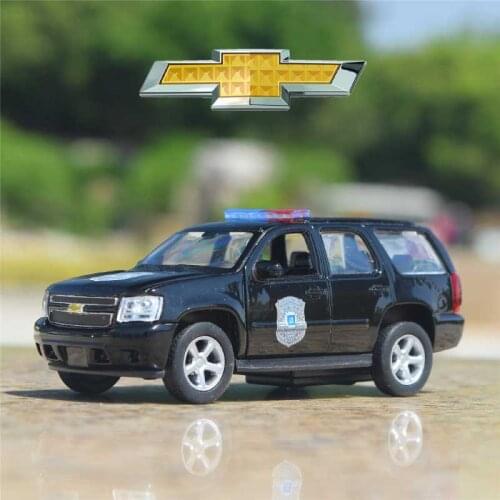 2008 Chevrolet TAHOE 1:36 Scale Diecast Model Cars U.S. Anti-terrorist Police Car Display Adult Collection Off-road Vehicle SUV