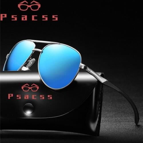 Psacss Polarized Sunglasses Men 2019 Classic Pilot Sun Glasses Luxury Brand Designer Mirrored Driving lentes de sol hombre UV400