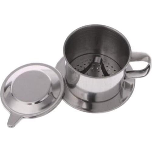 Stainless Steel Coffee Filter Cup Drip Maker Infuser with Handle