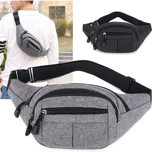 Men Waist Bag Fashion New Packs Purse Casual Large Phone Belt Hip Bag Heuptas Womens Travel Fanny Banana Bags
