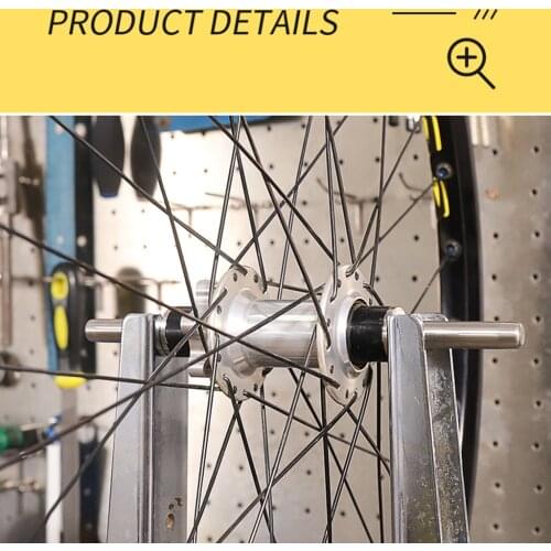 Bike Wheel Truing Stand Thru Axle-Adapter for 12/15/20mm Axles Front Wheel