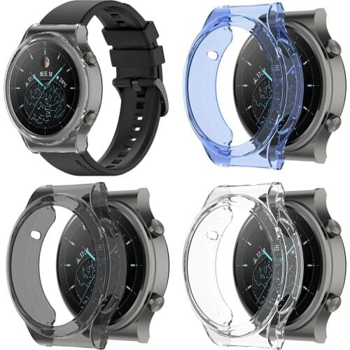 Smart Watch Protective Case For Huawei GT2 Pro Anti-scratch Shockproof Watch Frame Cover TPU Shell Smartwatch Accessories