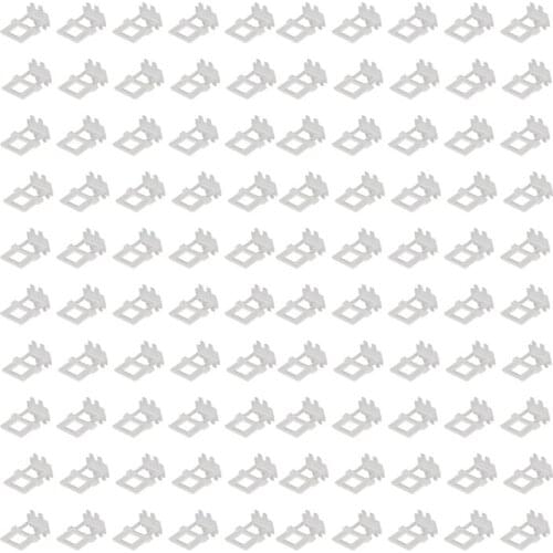 Tile Leveling System Clips 100 Pcs Type Tiles Leveler Spacers Solve the Problem of Uneven Tiles Floor Construction Tool