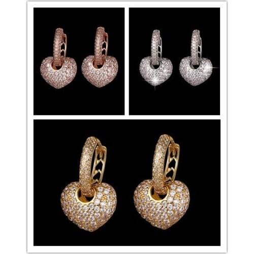 SALE 925 silver Europe Feather Crystal from Swarovskis new fashion creative cz Woman tassel Earrings snowflakes hot jewelry