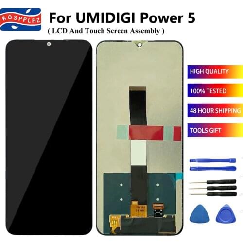 For UMIDIGI Power 5 LCD Display + Touch Screen Assembly High Quality Umidigi Power 5 Power5 100% Tested Screen Glass Panel +Tool