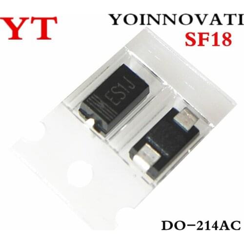 1000pcs/lot SF18 1A 600V SMA DO-214AC ES1J Best quality