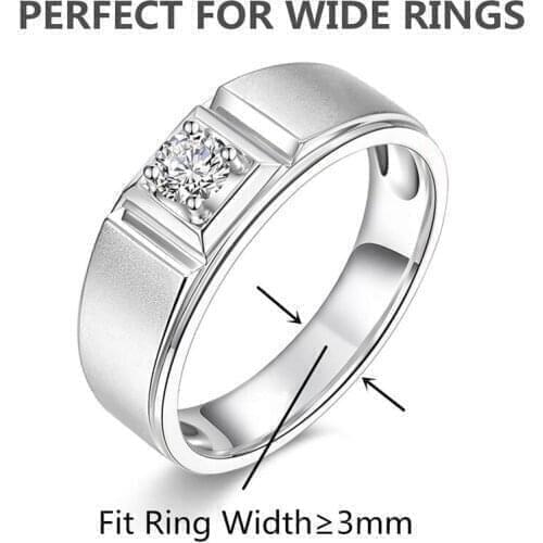 18 Sizes Silicone Invisible Clear Ring Size Adjuster Resizer Loose Rings Reducer Ring Sizer Fit Any Rings Jewelry Tools Unisex