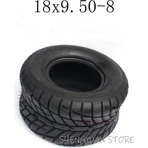 18x9.50-8inch Vacuum Tires For Electric Scooter GO KART KARTING ATV UTV Buggy Tubeless Rubber Tyre
