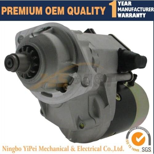 1987559C1 A170746 A181056 NEW STARTER FOR CASE LOADERS 580E 580K 590CK 590L