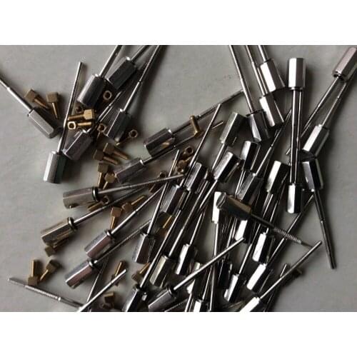 20pcs Top grade violin bow screws button copper wholesale