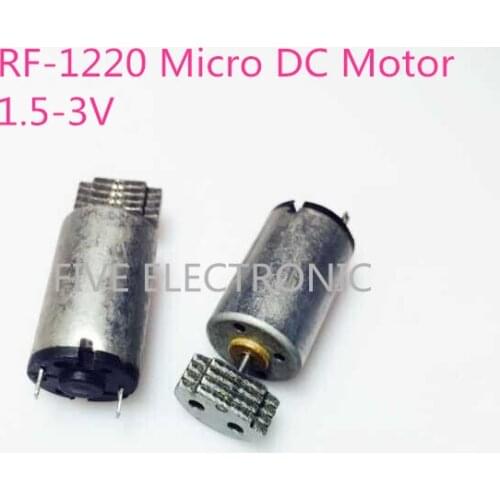 FREE SHIPPING!! 1220 Micro DC Motor RF-1220 DC MOTOR, 1.5-3V , use for massager