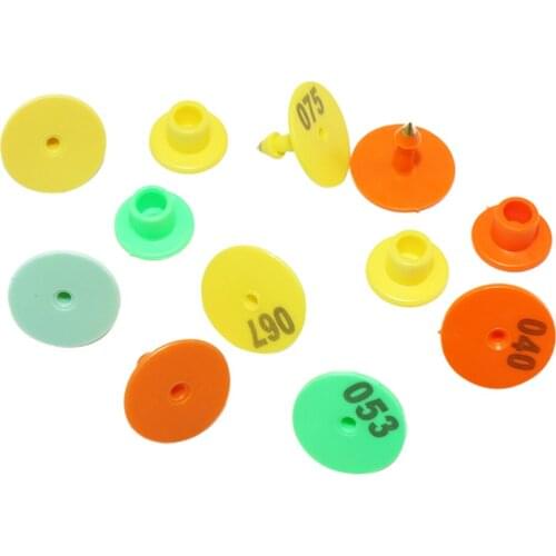 Anti-shedding Pig Earmark Sheep Ear Label Brand Veterinary Sow Identification Card Tag With The Laser Word livestock Ear Signage