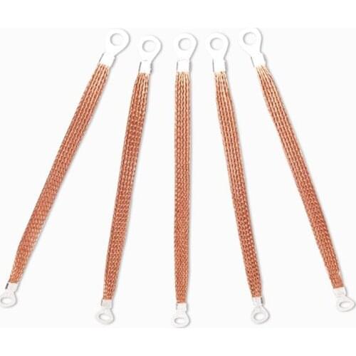 10 pcs Span cable / bridge connection ground wire copper braid copper clad aluminum2.5/4/6square 200mm / 250mm / 300mm