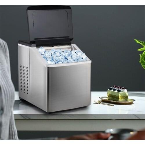 Miniature fully automatic small ice making machine for 30KG commercial dormitory students ice maker portable ice maker