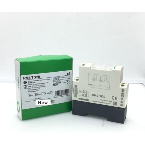New original in box RM4TG20 Phase Sequence Relay RM4-TG20 RM4TR32 Over-voltage Protection