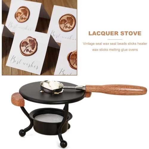 Deer Shape Retro Wax Seal Stamp Stick Sealing Wax Furnace Stove Wax Warmer Wax Sticks Melting Glue Furnace Tool DIY Craft