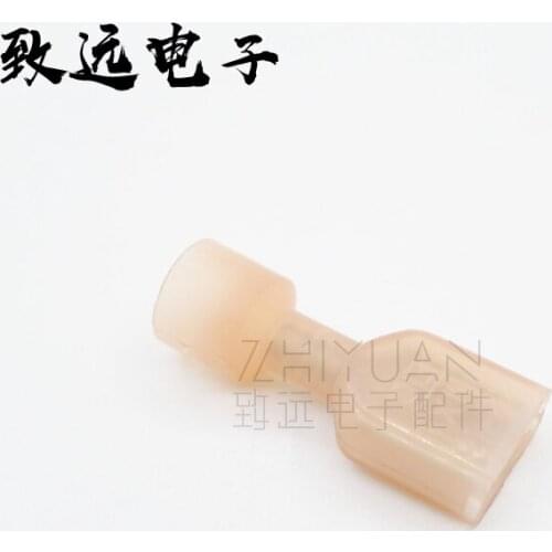 Original new 100% 0190030008 22-18AWG 6.3MM female plug spring cold pressed insulated terminal connector