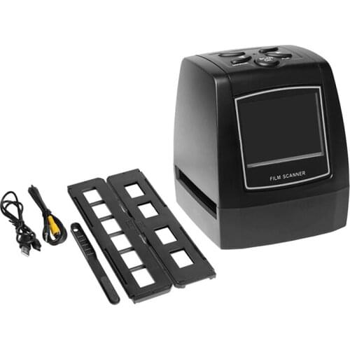Film Scanner, Converts 35mm 135mm Films/Slides/Negatives to Digital JPG Photos, 2.36 LCD Screen
