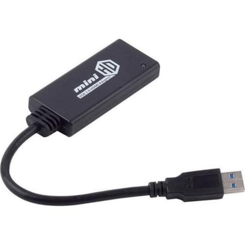 BL Mini USB3.0 to HDMI HD Converter Conversion Line Adapter with Audio for Computer HDMI Adapter 1080p Video Output Device