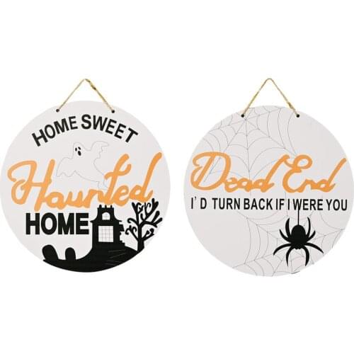 Welcome Sign Door Hanging Halloween Party Decorations Party Halloween Decorations Ornaments Wooden Wall Door Hanging Patterns