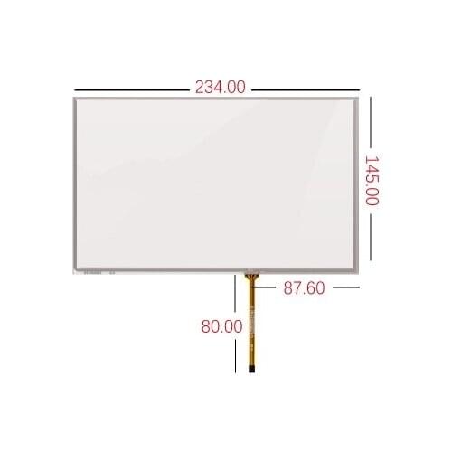 234*145 mm New 10.2 inch resistance touch screen AT102TN03 V.8 V.9 auto industry touch screen touch screen