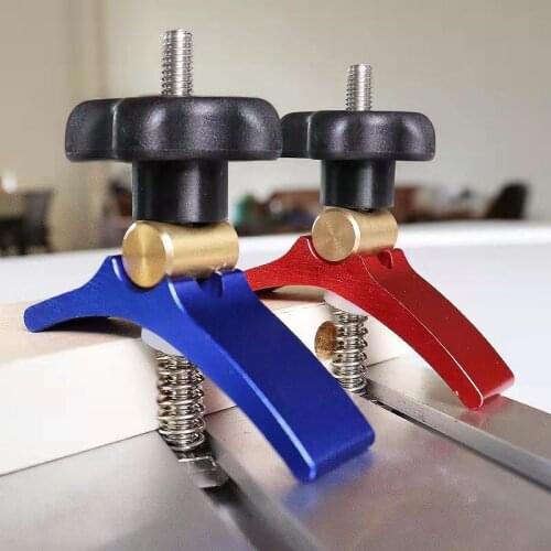 CNC Router Machine Quick Acting Hold Down Clamps Set Woodworking Clamps for Woodworking 19# T-Track 20# T-Slot Fixed Plate