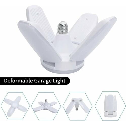 Super Bright Industrial Lighting E27 LED Garage Light Deformable Industrial Lamp Ceiling Light For Workshop Warehouse
