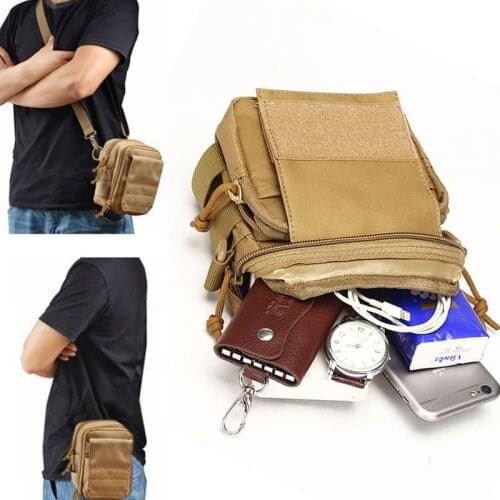 Tactical Military EDC Pouch Army Airsoft Battle Utility Molle Waist Bags Pack Outdoor Climbing Hunting Accessories Bag Case