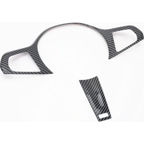 3D Steering wheel decoration for BMW 3 Series (G20) 2019 2020 2021 M sports stars ABS material carbon fibre accessories