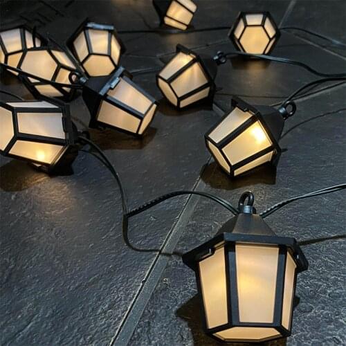 Solar light outdoors 10/20LED Retro Palace Lantern String Light Solar lamp Street garland Christmas solar outdoor lights garland
