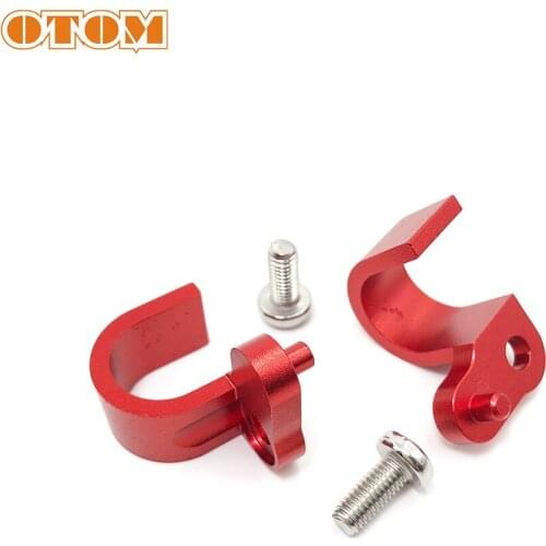 OTOM Motocross Front Rear Brake Pipe Clamp Fixed Button Bicycle Frame Buckle Install For HONDA CRF250L Off-road Motorcycle ATV