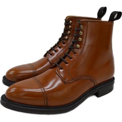 Lace-Up Winter Mens Boots Shoes Fashion Genuine Leather Work Boots Best Designer Add Velvet Handmand Man shoe