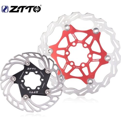 ZTTO MTB Mountain Road Bike 180mm 160mm Disc Brake Floating Rotor 7075 AL Stainless Steel Bicycle parts