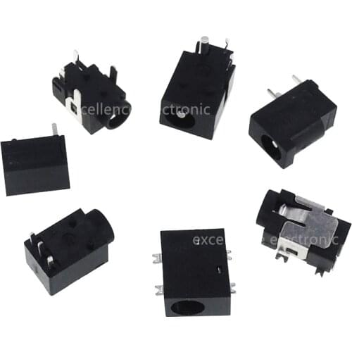 10PCS/LOT DC Power Jack Socket Connector 3.5*1.35MM 3.5X1.35 4.0x1.7mm Male / Female DC-002 DC003 DC023 DC-031 DC033 DC Power