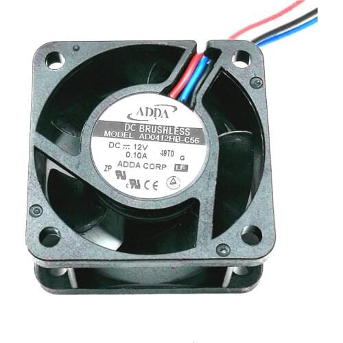 Ad0412hb-c56 4020 12v 0.10a original xiexi 40 * 40 * 20 three-wire speed measuring fan