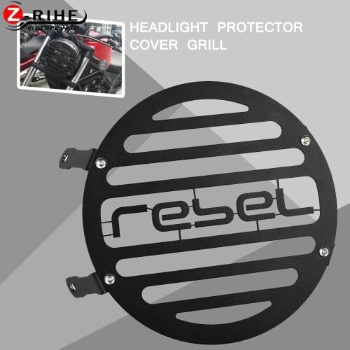 Motorcycle Accessories Headlight Protector Cover Grill FOR HONDA REBEL500 REBEL300 CM500 CM300 CMX500 CMX300 2020-2021 CMX 500