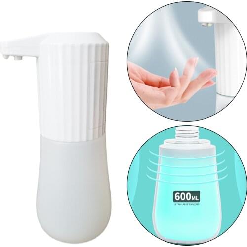 Automatic Soap Dispenser Refillable 600ml Soap Pump Bottle Hand Washer