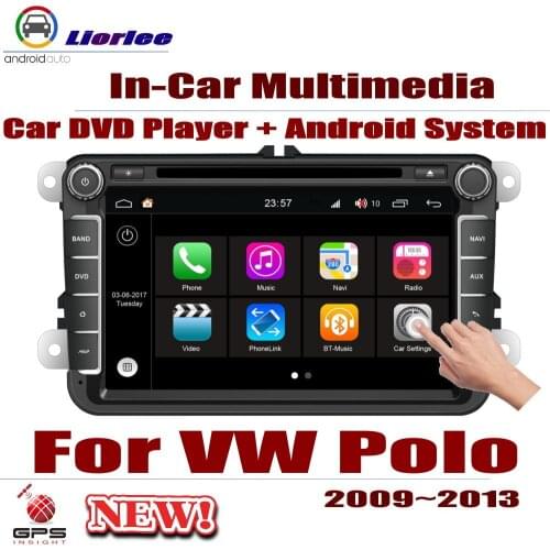For VW Polo MK5 2009-2013 Car Android Multimedia System Radio Stereo Head Unit Auto DVD GPS Player Navigation