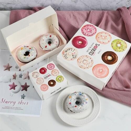 Biodegradable Disposable Custom Printed Donut Boxes