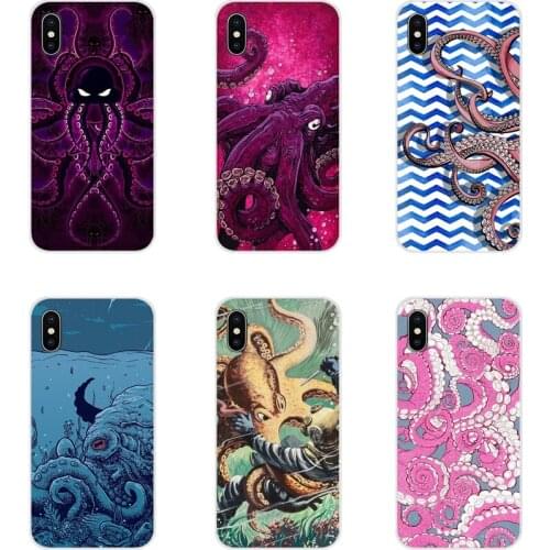 Deep sea octopus art Accessories Phone Cases Covers For Xiaomi Redmi Note 3 4 5 6 7 8 Pro Mi Max Mix 2 3 2S Pocophone F1