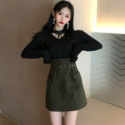 Cheap wholesale 2019 new autumn winter Hot selling womens fashion casual t shirt lady beautiful nice Tops BC72