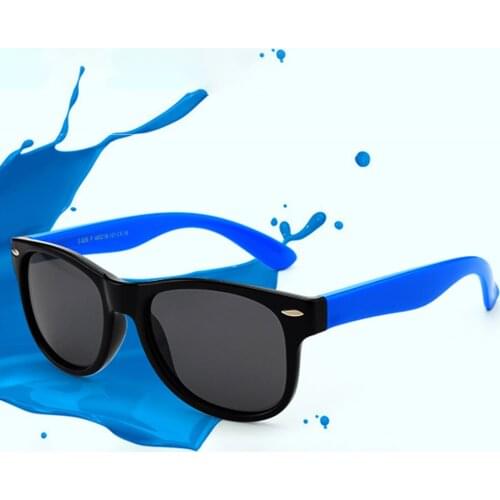 Childrens Sun Glasses Polarized UV400 Protection Classic Sunglasses for Kids and Babies Boy Girl Cute Vintage Eyewear 826