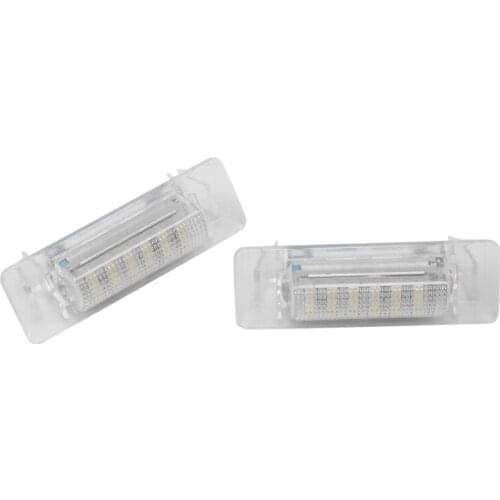 For Mercedes Benz W210 W202 E300 E55 C230 LED Number License Plate Lights Lamp No Error 12V 6500K White License Light
