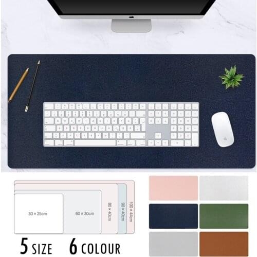 Double-Side PU Large Size Anti-Slip Mousepad Waterproof Game Desk Mat Portable Keyboard Mouse Pad For Desktop PC Computer Laptop